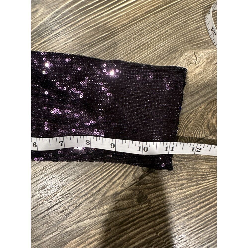 Bold Elements Size Small Purple Sequined Arm Cuto… - image 7